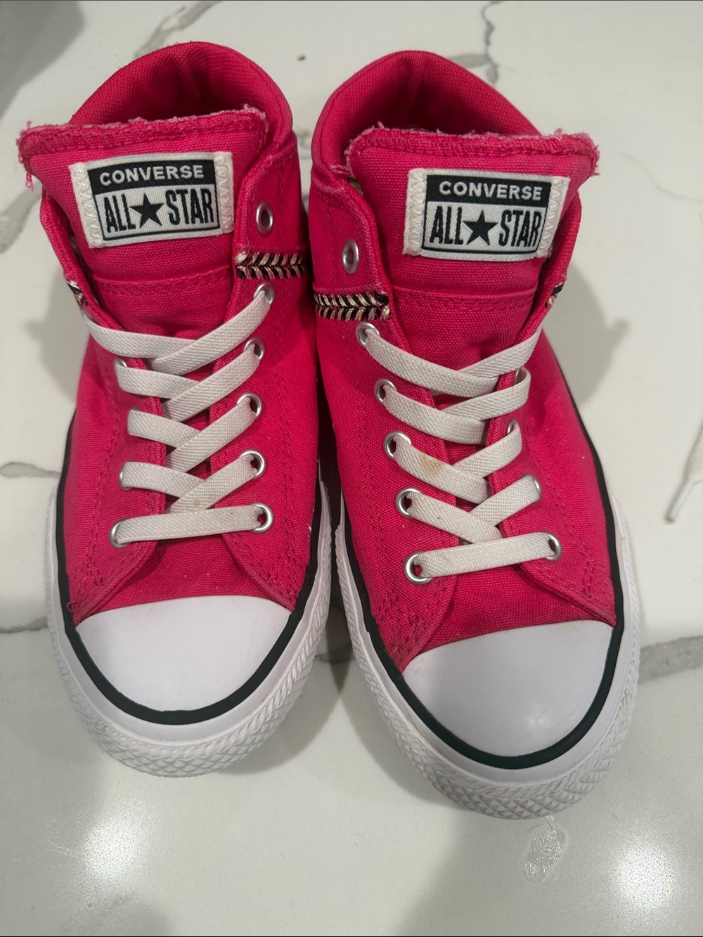 Converse Pink High-Top All Star Sneakers